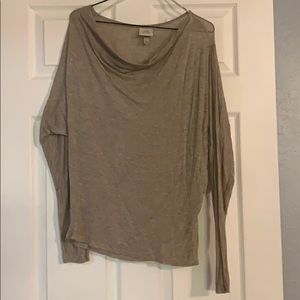 Tan, long sleeve shirt